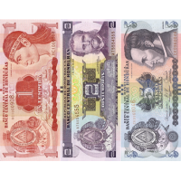 (015) ** PNew (PN96f,PN97e,PN98f) Honduras - 1, 2 & 5 Lempiras (2022/2024) (3 Notes) (015) ** PNew (PN96f,PN97e,PN98f) Honduras - 1, 2 & 5 Lempiras (2022/2024) (3 Notes)