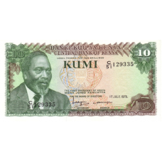 P16 Kenya - 10 Shillings Year 1978