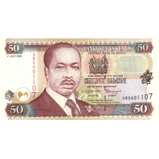 P36d Kenya - 50 Shillings Year 1999
