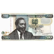 P49e Kenya - 200 Shillings Year 2010