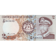 P 4b Lesotho - 2 Maloti Year 1984 P 4b Lesotho - 2 Maloti Year 1984