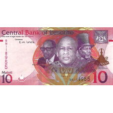 (034) ** PNew (PN26b) Lesotho - 10 Maloti (2024 (2025))