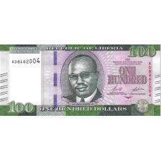PN41a Liberia - 100 Dollars (2021)