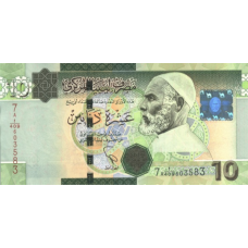 P78 Libya - 10 Dinars Year ND (2011) P78 Libya - 10 Dinars Year ND (2011)