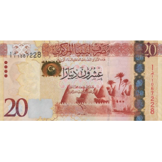P79 Libya - 20 Dinars Year ND (2013) P79 Libya - 20 Dinars Year ND (2013)
