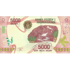 P102 Madagascar - 5000 Ariary Year ND (2017)