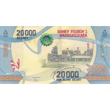P104a Madagascar - 20.000 Ariary Year ND (2017)