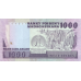 P 72b Madagascar - 1000 Francs Year ND (1988-1993)