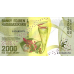 (000947) ** PNew (PN101d) Madagascar - 2000 Ariary (New Sign. & New Sec. Strip)