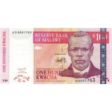 P46b Malawi - 100 Kwacha Year 2003 P46b Malawi - 100 Kwacha Year 2003