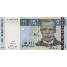 P47b Malawi - 200 Kwacha Year 2003 P47b Malawi - 200 Kwacha Year 2003