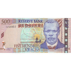 P48Aa Malawi - 500 Kwacha Year 2003 P48Aa Malawi - 500 Kwacha Year 2003