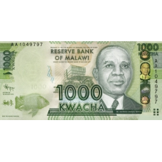 P62a Malawi - 1000 Kwacha Year 2012 P62a Malawi - 1000 Kwacha Year 2012