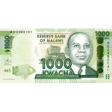 P62b Malawi - 1000 Kwacha Year 2013 P62b Malawi - 1000 Kwacha Year 2013