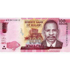 P65a Malawi - 100 Kwacha Year 2014 P65a Malawi - 100 Kwacha Year 2014