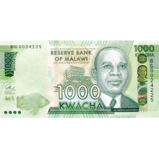 P67b Malawi - 1000 Kwacha Year 2016 P67b Malawi - 1000 Kwacha Year 2016