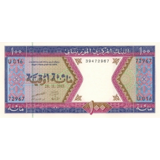 P 4j Mauritania - 100 Ouguiya Year 2001 P 4j Mauritania - 100 Ouguiya Year 2001