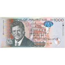 P63c Mauritius - 1000 Rupees Year 2016 P63c Mauritius - 1000 Rupees Year 2016