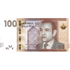 P76 Morocco - 100 Dirhams Year 2013 P76 Morocco - 100 Dirhams Year 2013