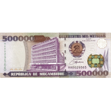 P142 Mozambique - 500.000 Meticals Year 2003 P142 Mozambique - 500.000 Meticals Year 2003
