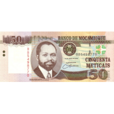 P144 Mozambique - 50 Meticals Year 2006 P144 Mozambique - 50 Meticals Year 2006