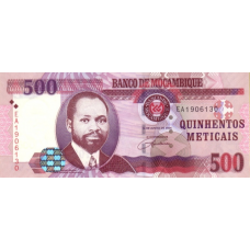 P147 Mozambique - 500 Meticals Year 2006 P147 Mozambique - 500 Meticals Year 2006