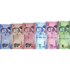 (068) ** PNew (PN155-160) Mozambique - 20_1000 Meticais (2024) (6 Notes)