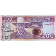 P10b Namibia - 200 Dollars Year ND (1996) P10b Namibia - 200 Dollars Year ND (1996)