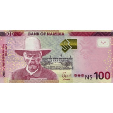 P14a Namibia - 100 Dollars Year 2012 P14a Namibia - 100 Dollars Year 2012