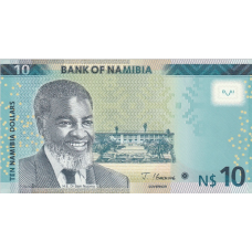 (392) Namibia P16c - 10 Dollars Year 2021 (392) Namibia P16c - 10 Dollars Year 2021