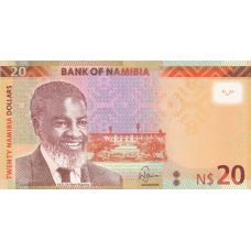 (393) Namibia P17b - 20 Dollars Year 2018 (393) Namibia P17b - 20 Dollars Year 2018