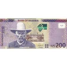(539) ** PN20a Namibia 200 Dollars Year 2018