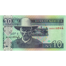 P 4c Namibia - 10 Dollars Year ND (2001) P 4c Namibia - 10 Dollars Year ND (2001)