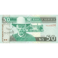 P 7 Namibia - 50 Dollars Year ND (1999) P 7 Namibia - 50 Dollars Year ND (1999)