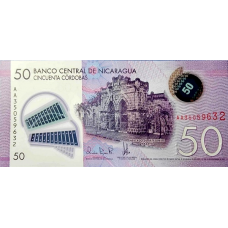 (331) ** PNew (PN211b) Nicaragua - 50 Cordobas Year 2021