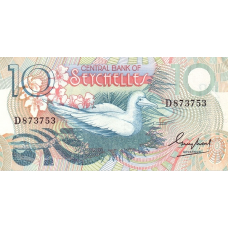 P28a Seychelles - 10 Rupees Year ND (1983) (OUT OF STOCK)