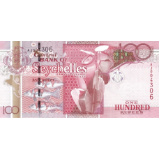 P44a Seychelles - 100 Rupees Year 2011