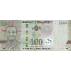 P42 Swaziland (Eswatini) - 100 Emalangeni Year 2017 P42 Swaziland (Eswatini) - 100 Emalangeni Year 2017