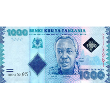 (374) ** PNew (PN41c) Tanzania - 1000 Shillingi Year 2019 (374) ** PNew (PN41c) Tanzania - 1000 Shillingi Year 2019