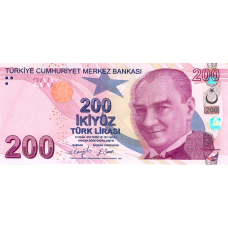(253) Turkey P227e - 200 Lirasi (2009)