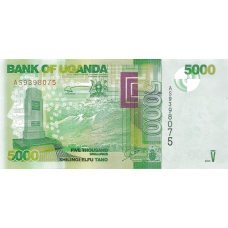 P51c Uganda - 5000 Shillings (2013)