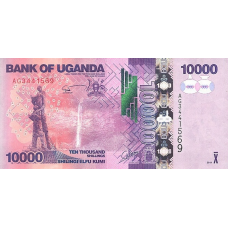 P52b Uganda - 10.000 Shillings Year 2011 P52b Uganda - 10.000 Shillings Year 2011