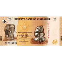 (000995) ** PNew (PN116) Zimbabwe - 20 ZIG (2026)