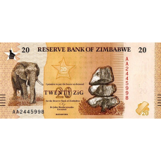 (000995) ** PNew (PN116) Zimbabwe - 20 ZIG (2026)